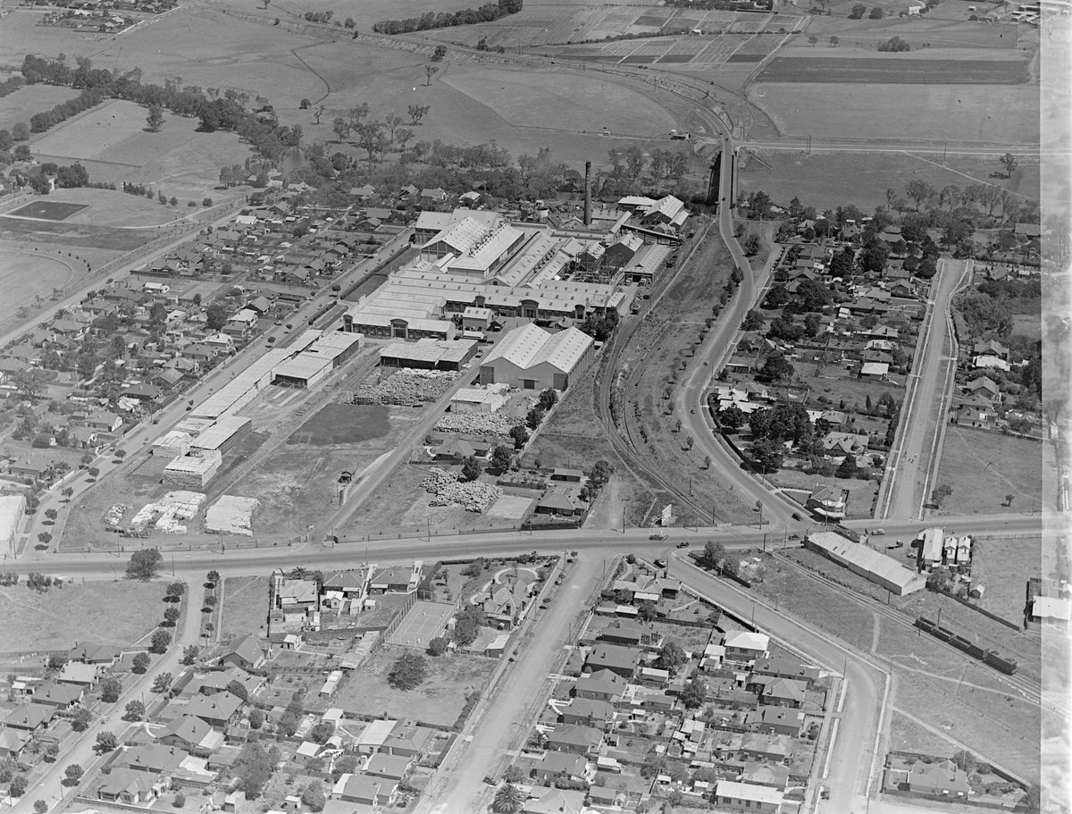 Australian Paper Manufacturing mill (APM) at Fairfield (c. 1945)