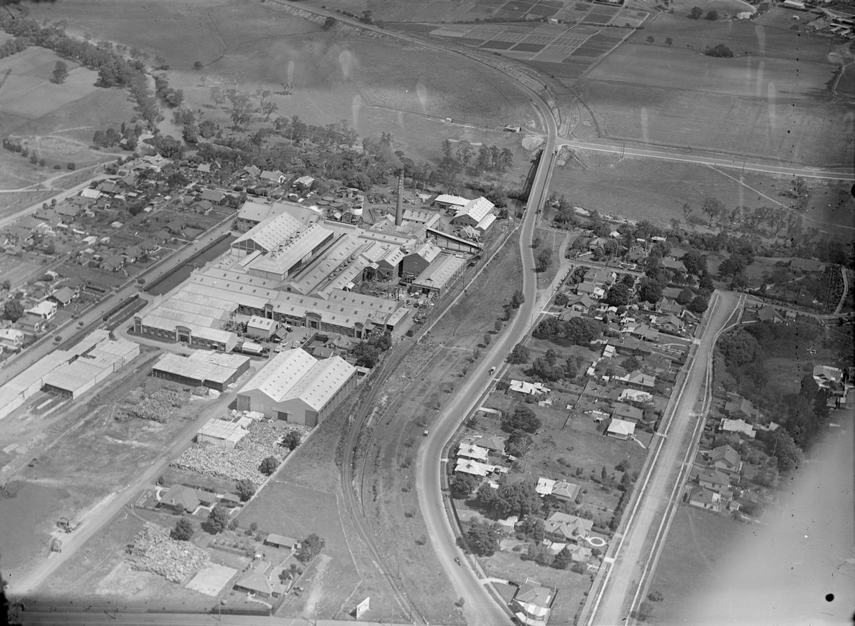 Australian Paper Manufacturing mill (APM) at Fairfield (c. 1945)