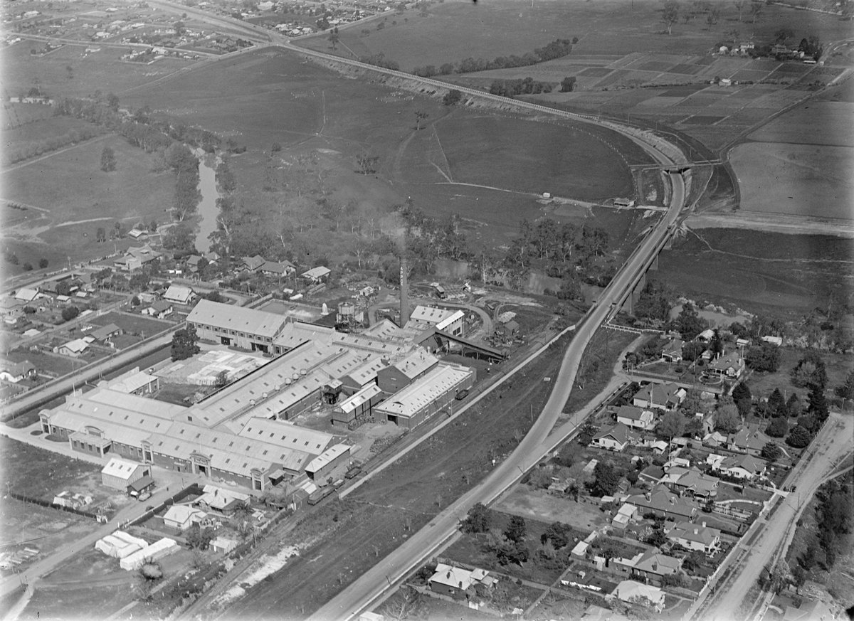 Australian Paper Manufacturing mill (APM) at Fairfield (c. 1945)