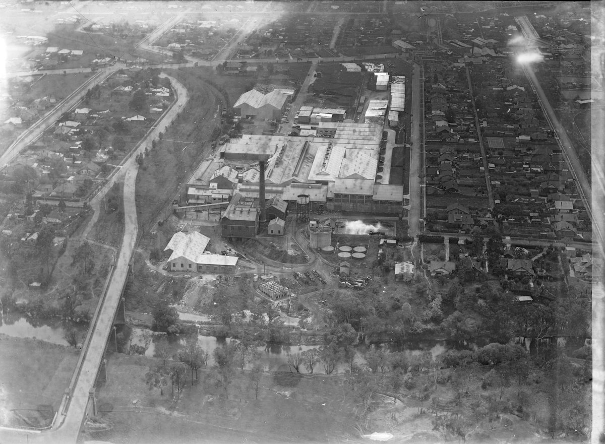 Australian Paper Manufacturing mill (APM) at Fairfield (c. 1945)