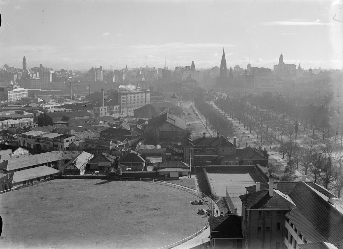 City Skyline, Melbourne (1947)