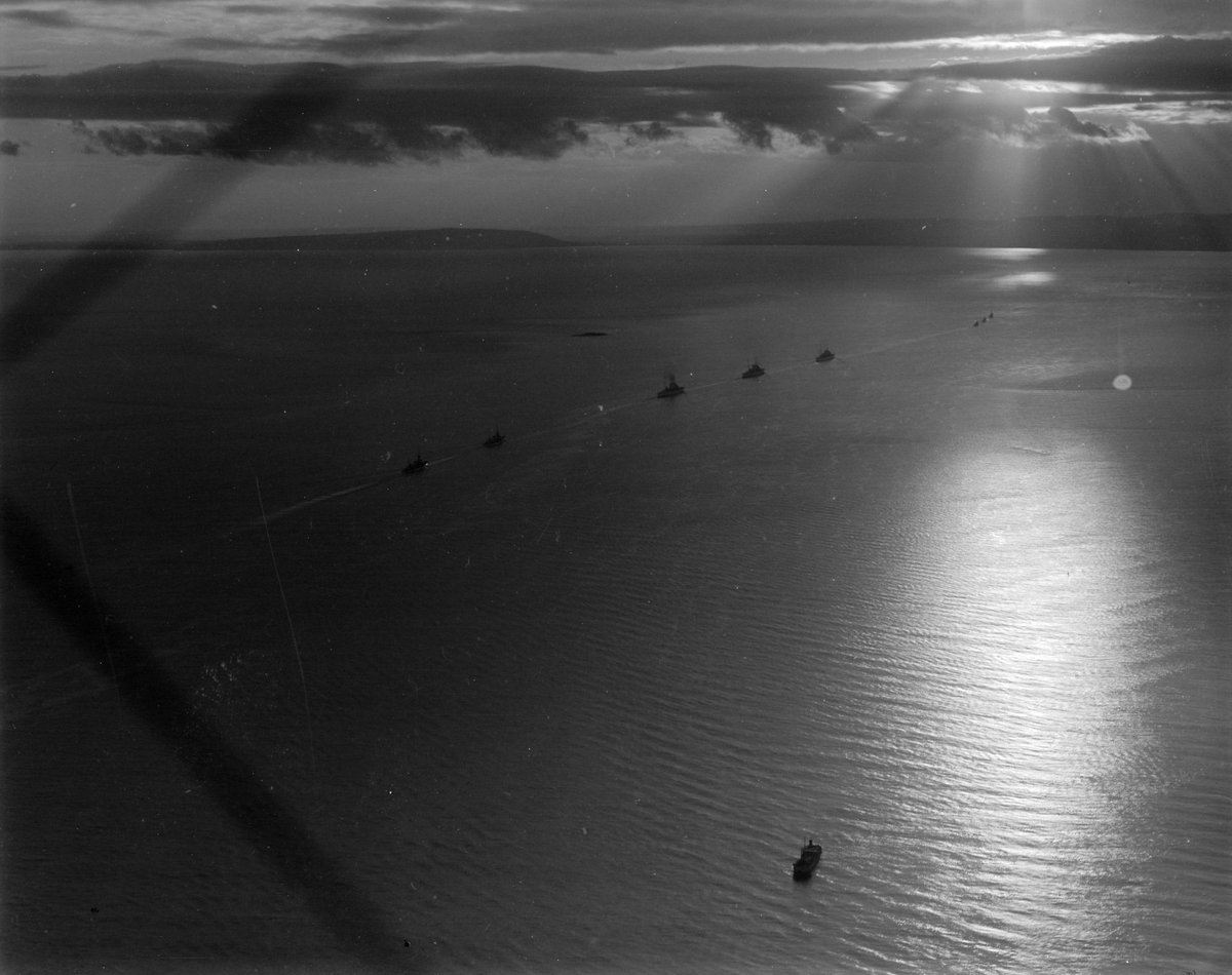 Ships carrying Henry, Duke of Gloucester to Melbourne for Centenary Celebrations, steaming in Port Phillip Bay (1934)