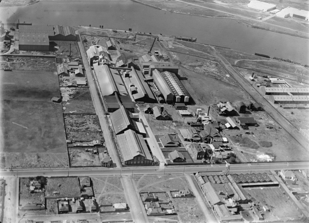 Industrial area, Whitehall Street, Footscray (1940s)
