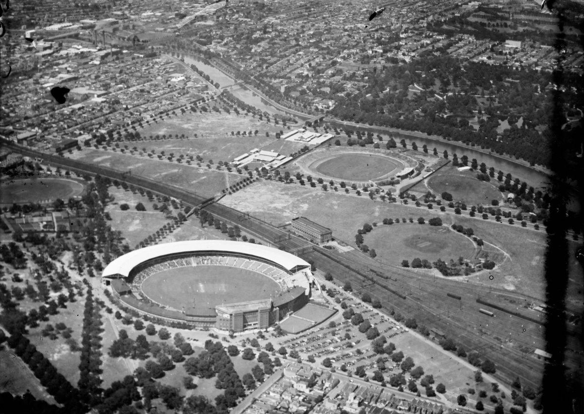 Melbourne Cricket Ground (MCG) and areas now known as Olympic Park, Flinders Park and Gosh's Paddock, East Melbourne (1925–35)