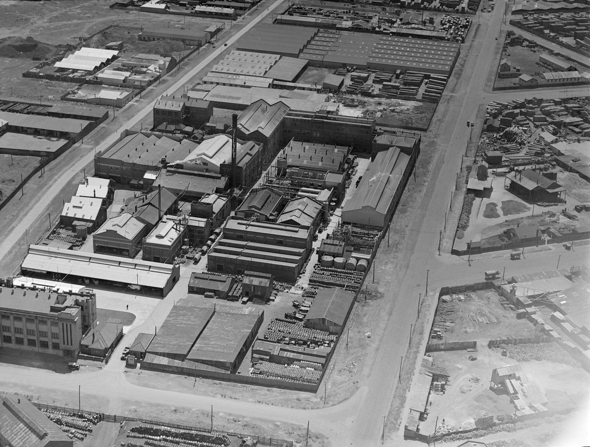 Factories of J. Kitchen & Sons, manufacturers, in area bounded by Ingles, Munro and Boundary Streets, Port Melbourne (1939)