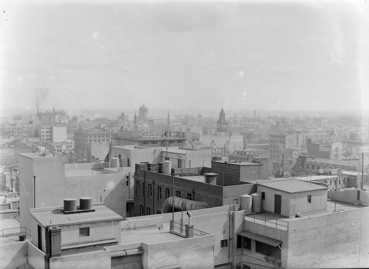 Melbourne skyline, Melbourne City (1945–54)