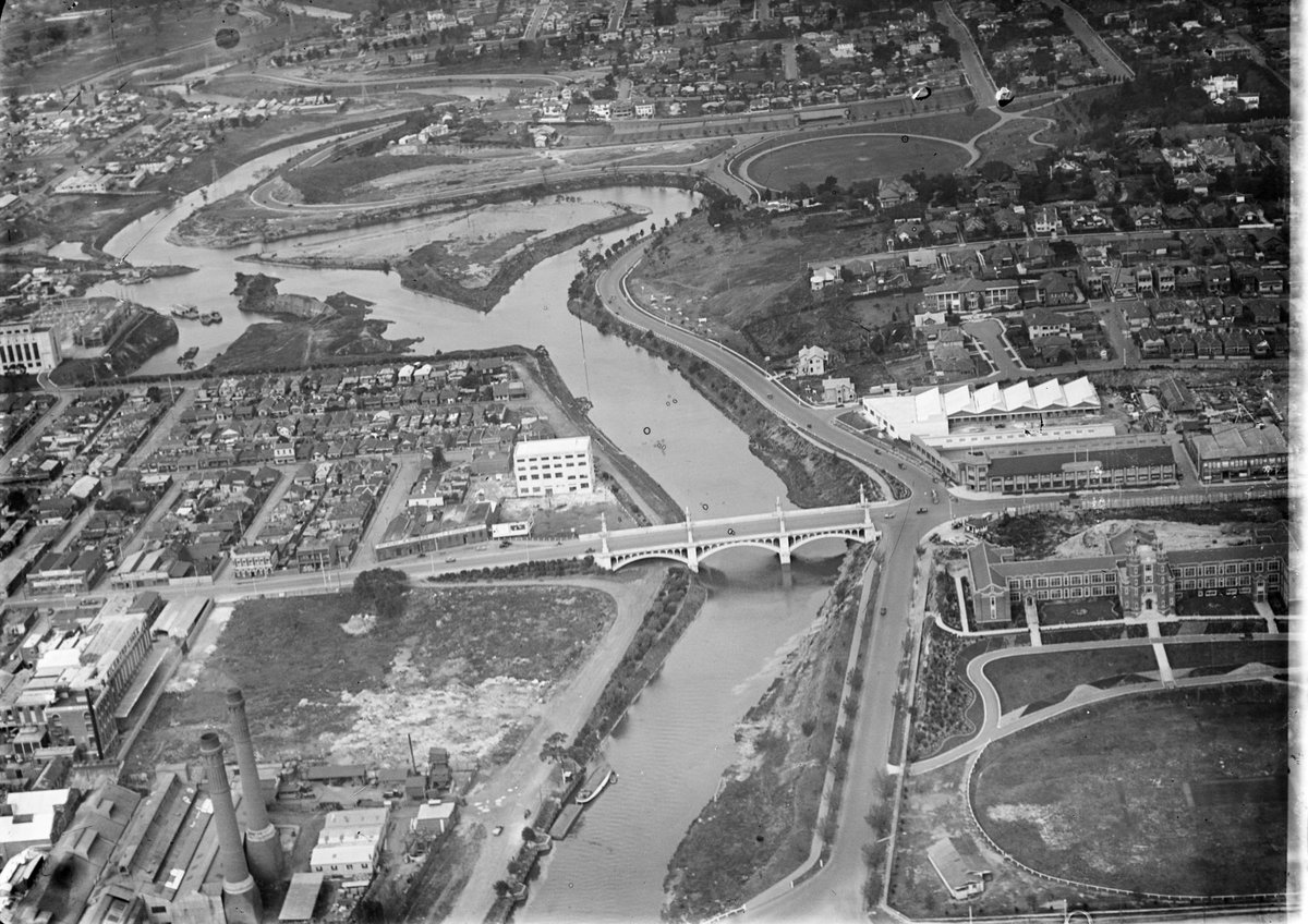 Areas of South Yarra and Richmond near Yarra River (1942–48)