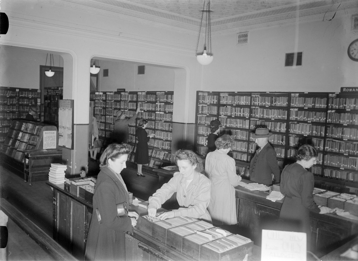 V.R.I Library (possibly Victorian Railways Institute Library), Melbourne (1947)