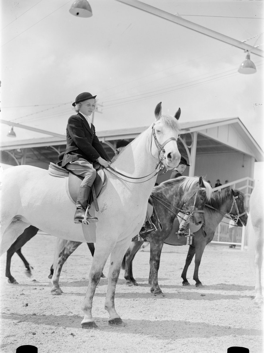 Young Equestrienne, Royal Show, Melbourne (1947)