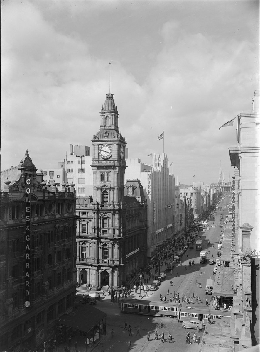Bourke Street, Melbourne, Melbourne City (1945–54)