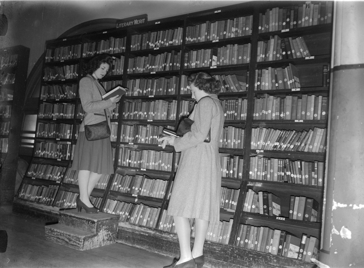 V.R.I Library (possibly Victorian Railways Institute Library), Melbourne (1947)