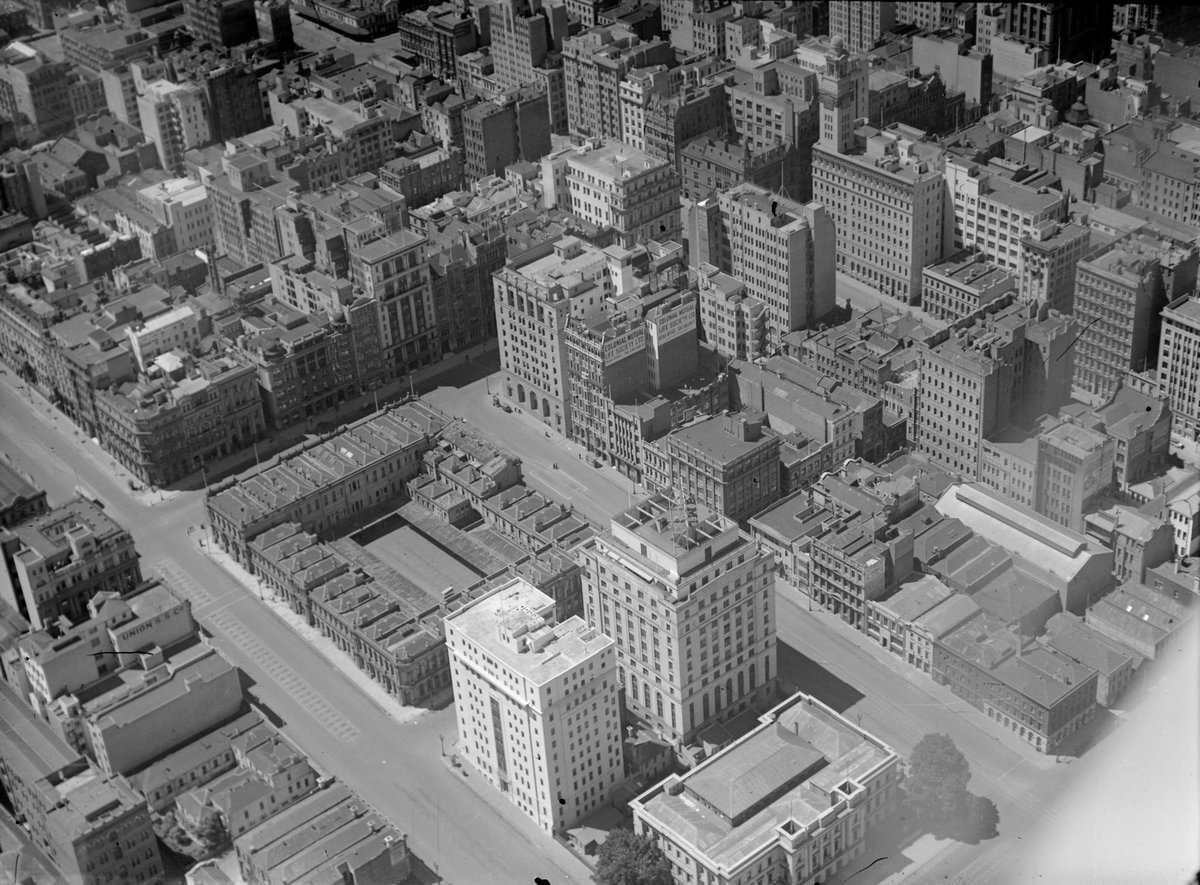 Around Market Street, Melbourne, Melbourne City (c. 1945)