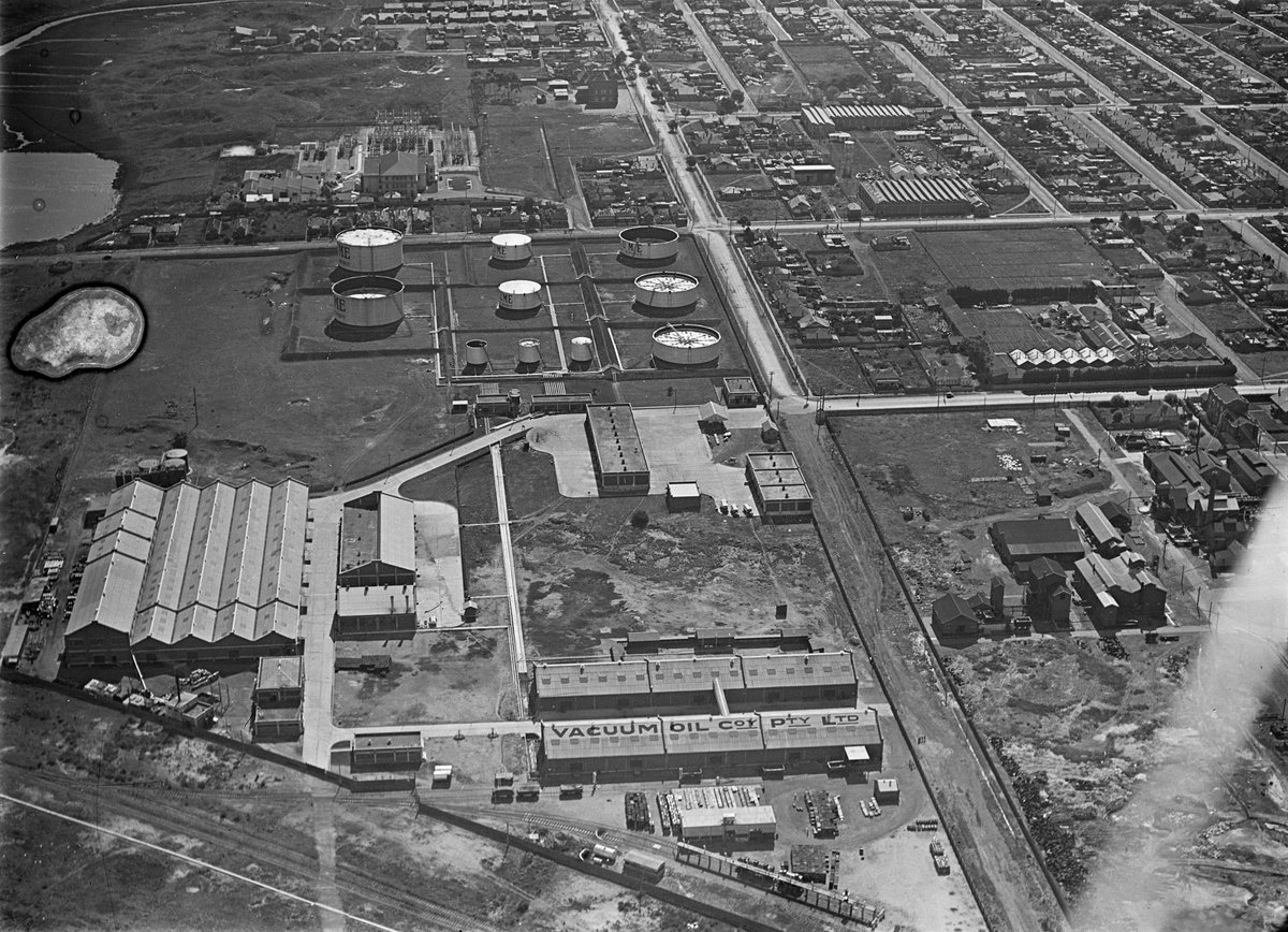 Vacuum Oil Co Pty Ltd premises at Altona or Yarraville (c. 1933)