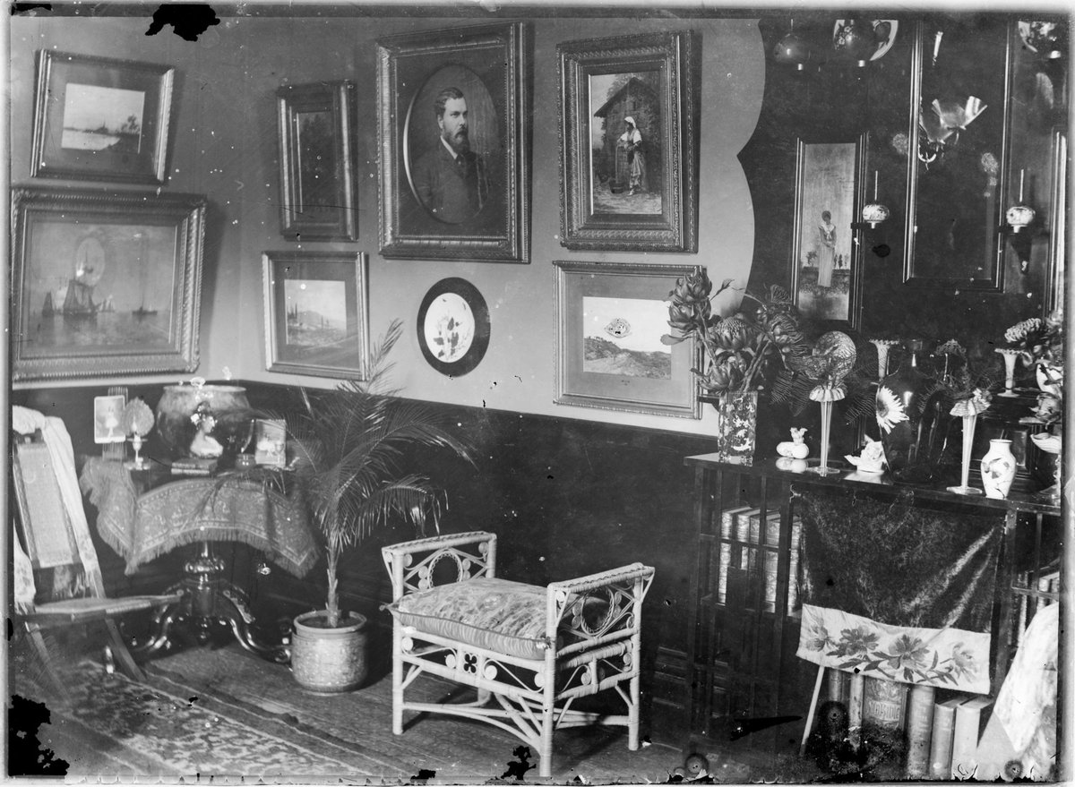 Interior View Of 179 Gipps Street, East Melbourne Taken Ca. 1886-87 (1886–95)