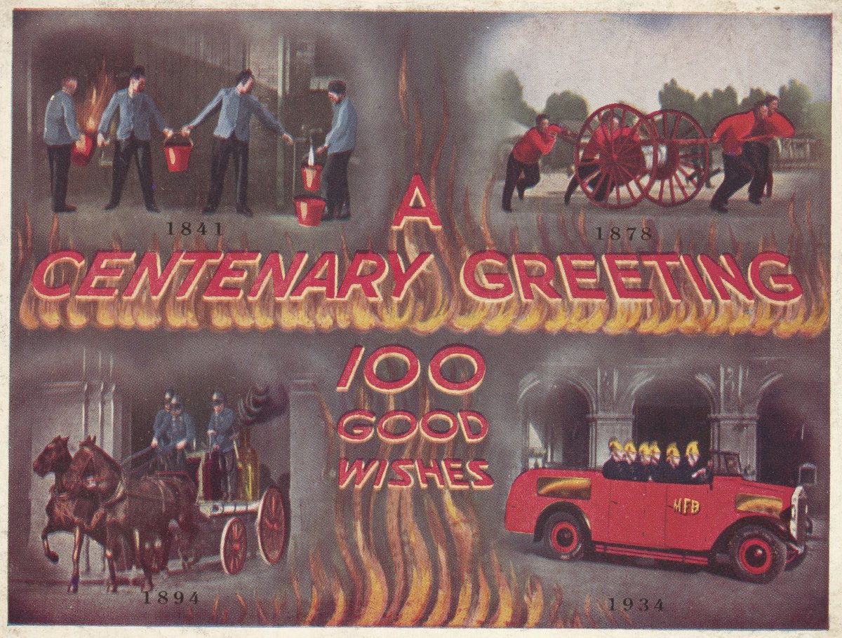 Scenes at Melbourne Metropolitan Fire Brigade's headquarters, East Melbourne (1890–1920)
