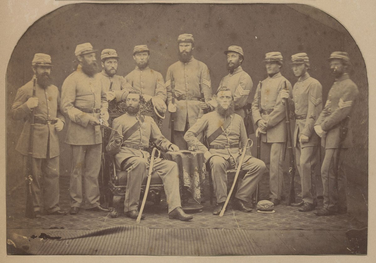 Collingwood Rifles, Capt. Sprent, Officer Commanding (1862)