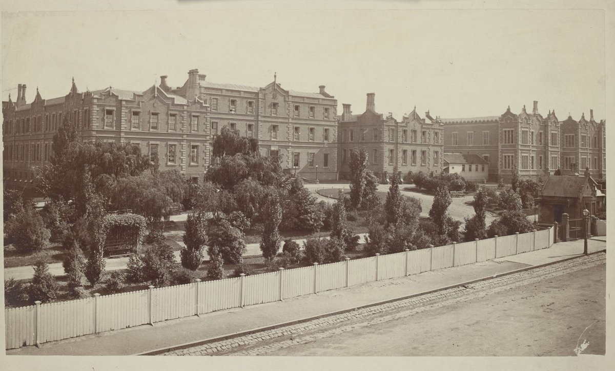 Melbourne Hospital, Melbourne City (1885)