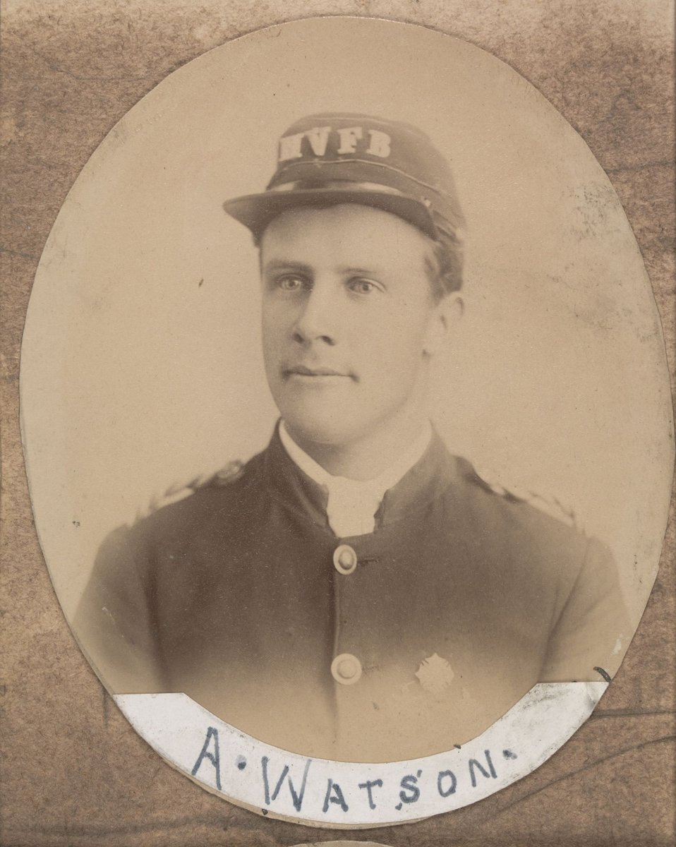 Hawthorn Volunteer Fire Brigade, rear of Hawthorn Town Hall, June 30th 1891