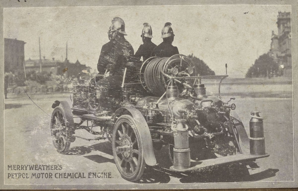 Eight images related to the Metropolitan Fire Brigade, Melbourne (1900–26)