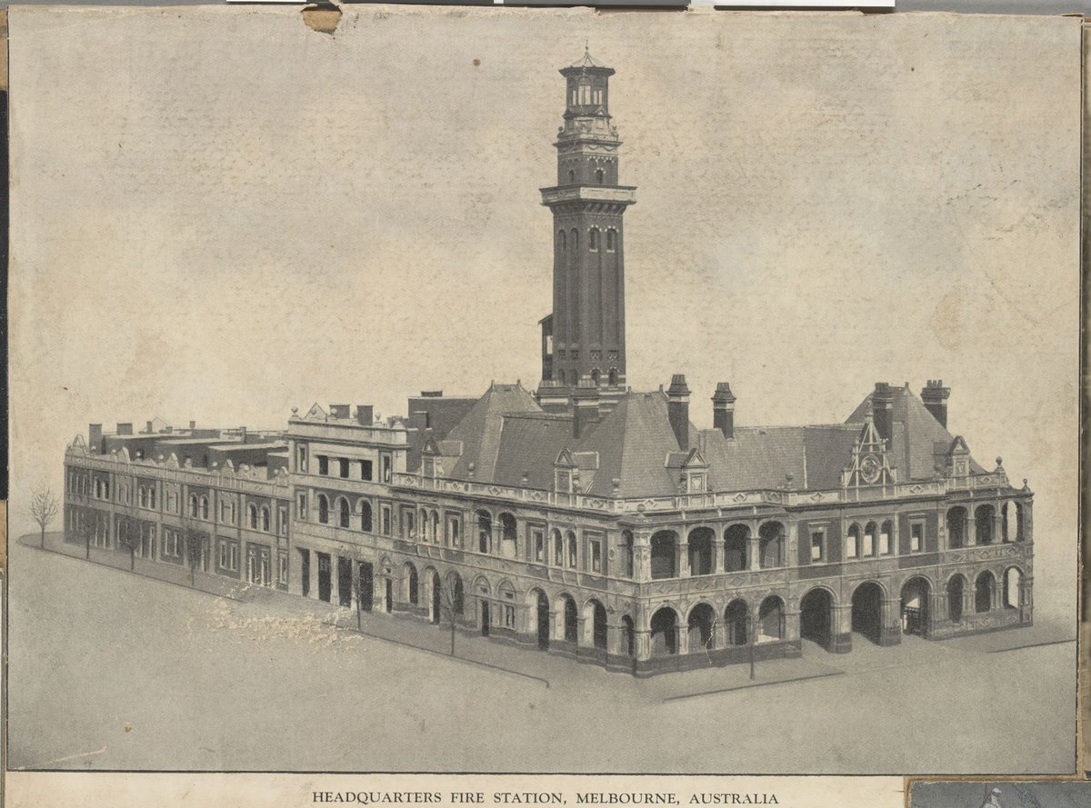 Scenes at Melbourne Metropolitan Fire Brigade's headquarters, East Melbourne (1890–1920)