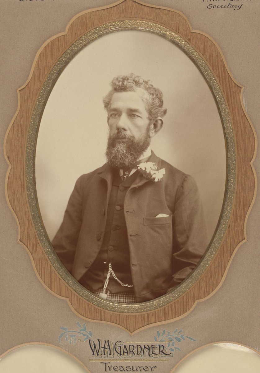 Presented to W. H. Gardner, Treasurer of the Melbourne and Suburban Bread Carters Association 1897-'98 (c. 1898)