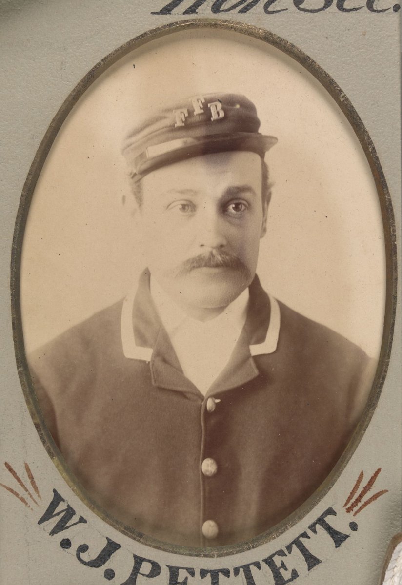 Presented to G. Butlin on disbandment of the Footscray Volunteer Fire Brigade (1891)