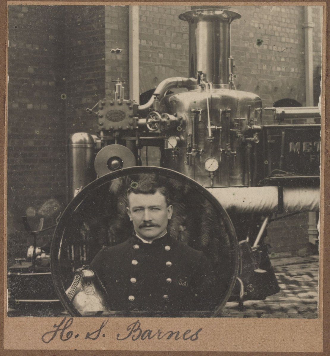 Metropolitan Fire Brigade Officers and Men of No 47 Footscray July 1910