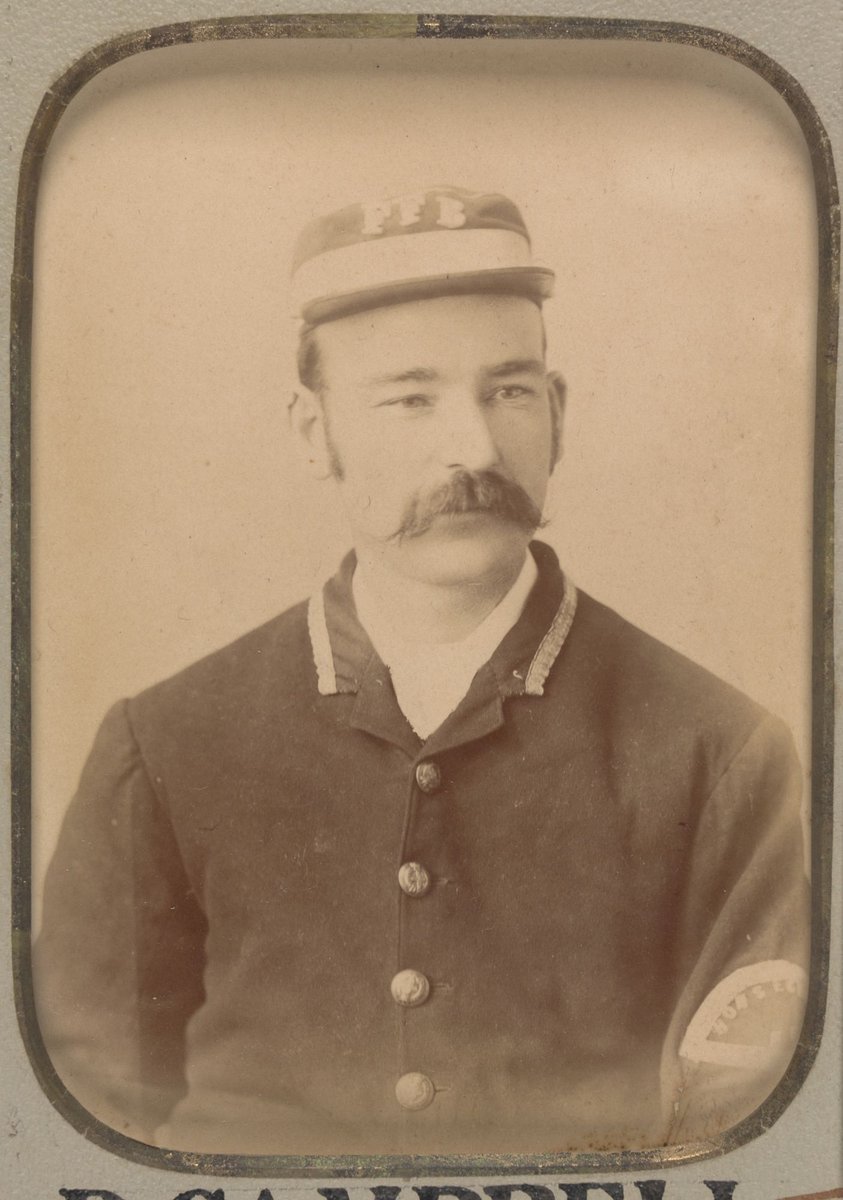 Presented to G. Butlin on disbandment of the Footscray Volunteer Fire Brigade (1891)