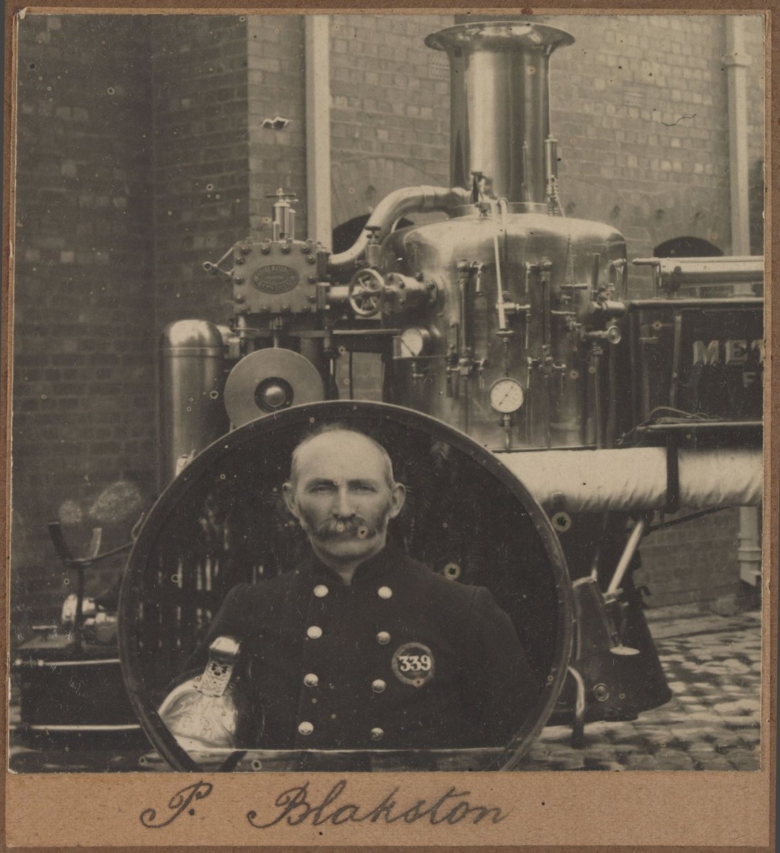 Metropolitan Fire Brigade Officers and Men of No 47 Footscray July 1910