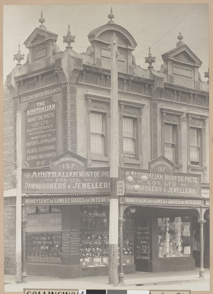 The Australian Monte de Piete Co. Ltd. : Collingwood Branch (c. 1920)
