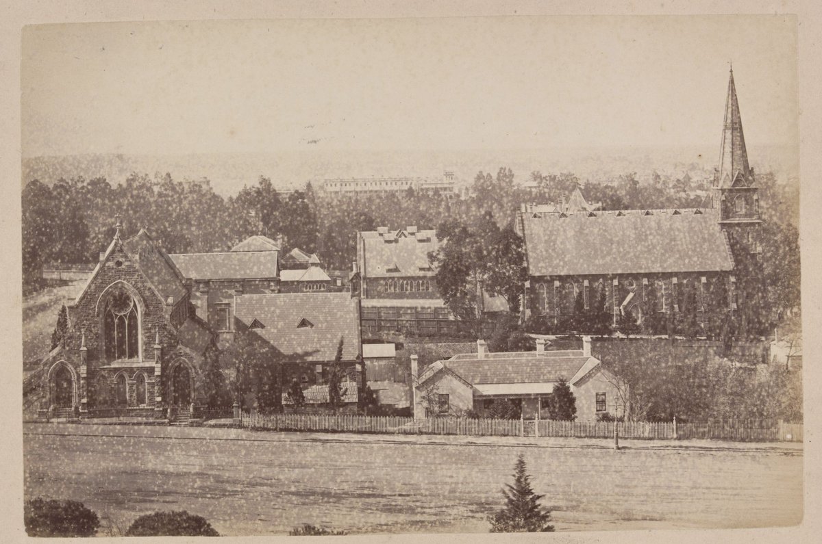 East Melbourne from Parliament House (c. 1870)