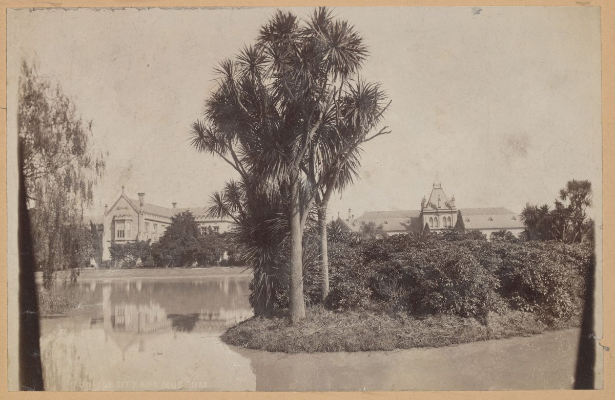 National Museum and Melbourne University, Parkville (c. 1885)