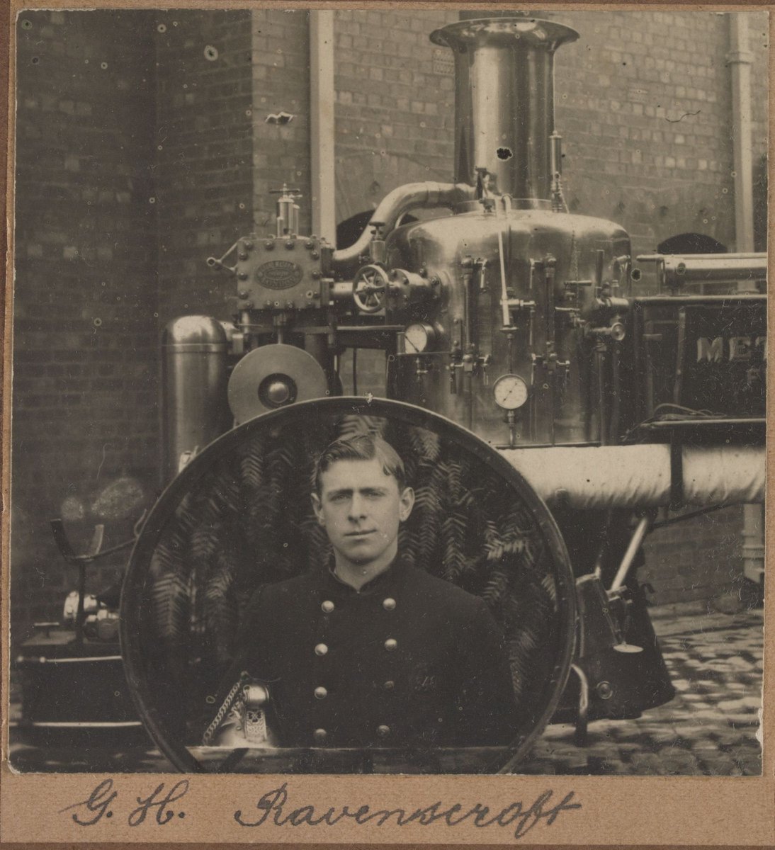 Metropolitan Fire Brigade Officers and Men of No 47 Footscray July 1910
