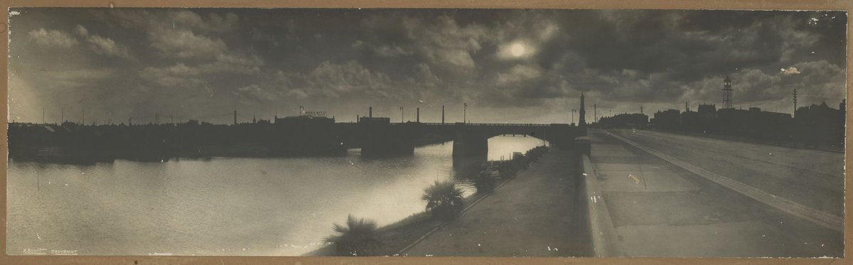 Yarra River and Princes Bridge, Melbourne City (1902–10)
