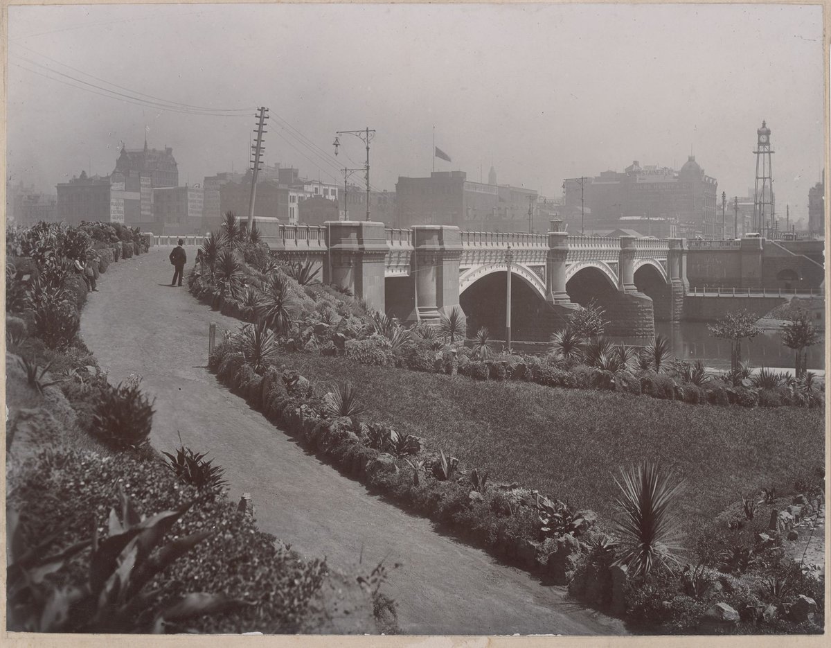 Prince's Bridge, Melbourne, Melbourne City (c. 1901)