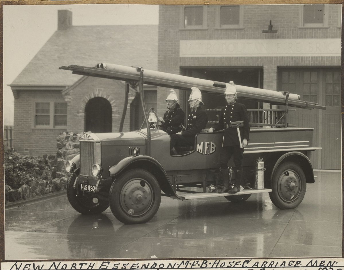 Eight images relating to the Metropolitan Fire Brigade, Melbourne (1900–26)
