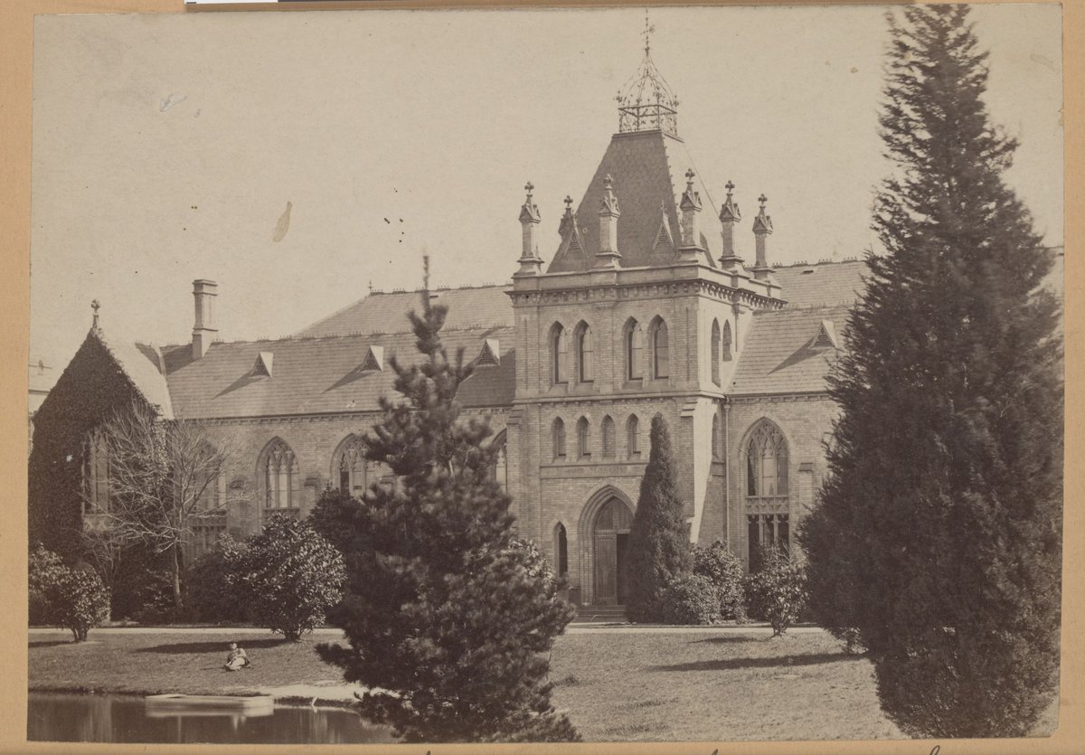 National Museum and Melbourne University, Parkville (c. 1885)