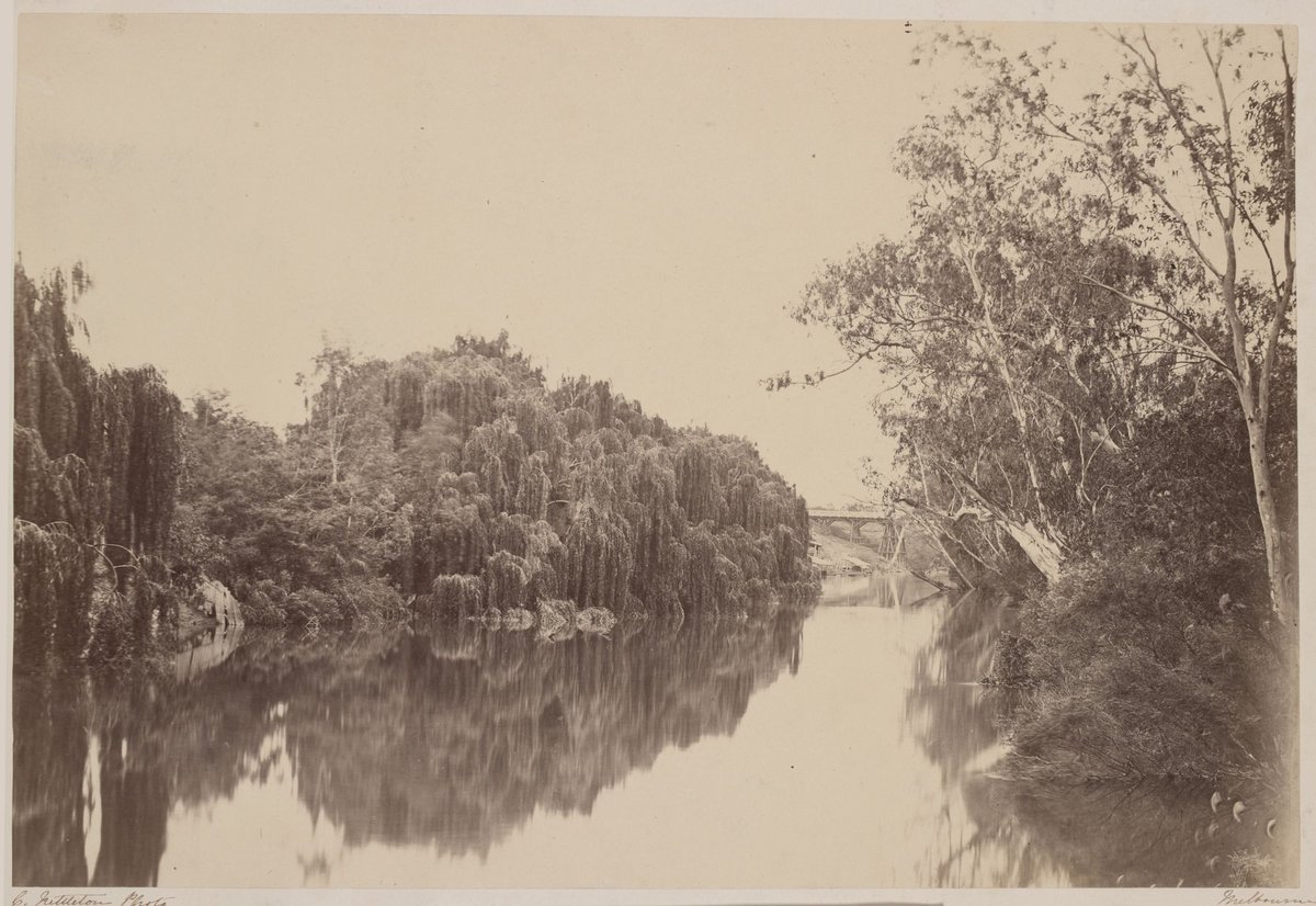 Bridge over the Yarra at Hawthorn (c. 1870)