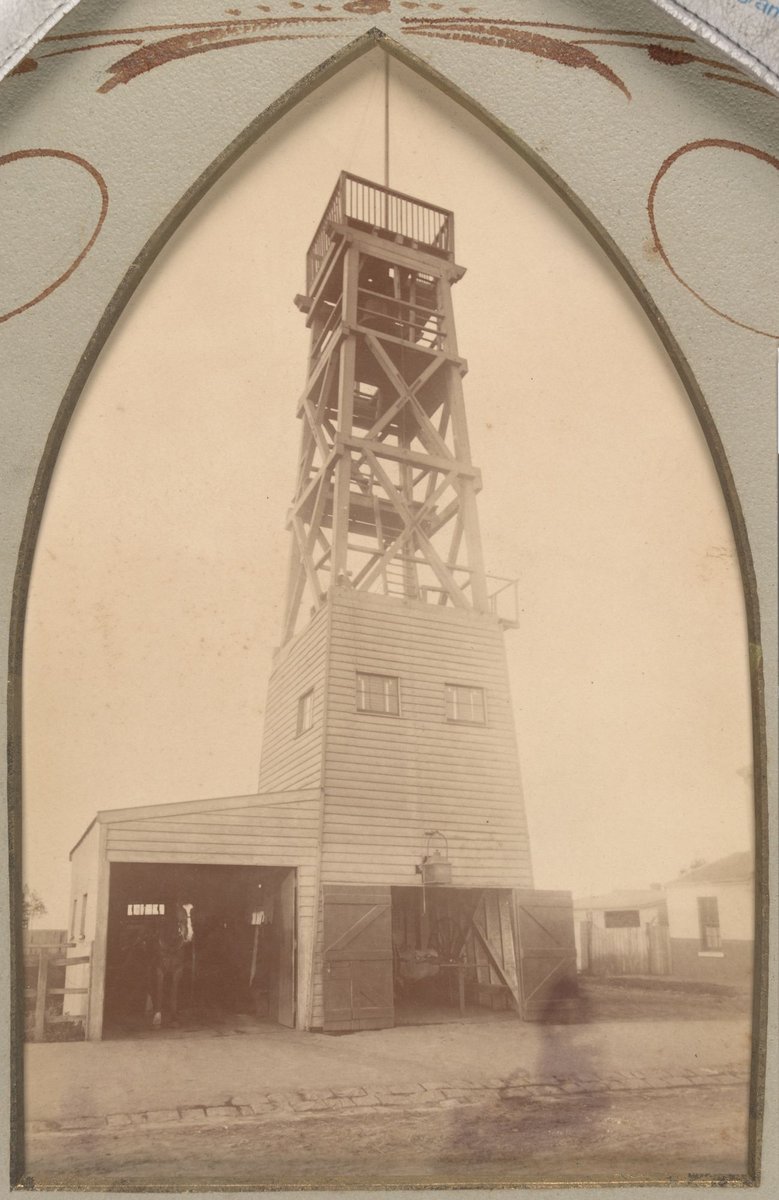 Presented to G. Butlin on disbandment of the Footscray Volunteer Fire Brigade (1891)
