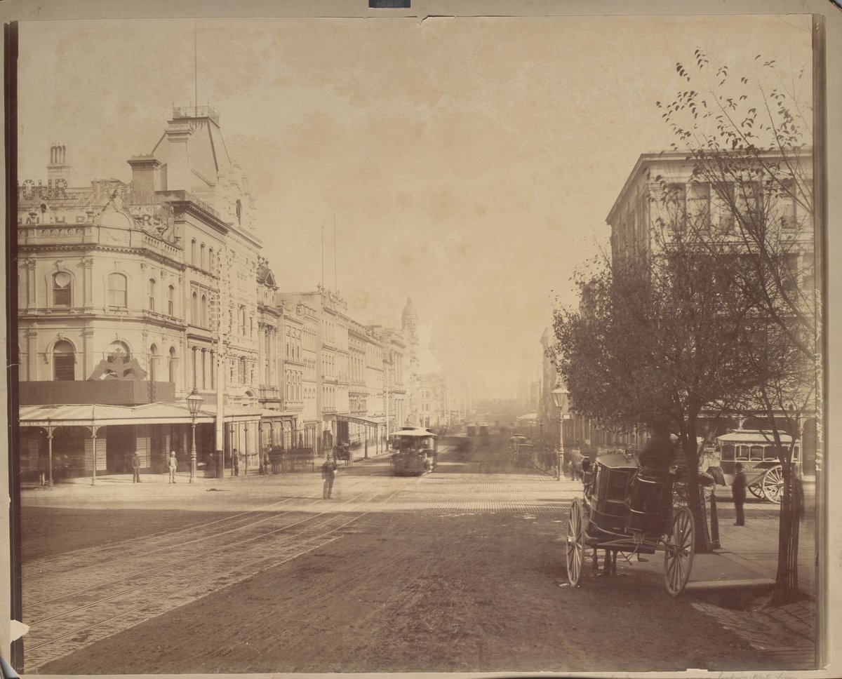 Collins Street, 1887, Melbourne City