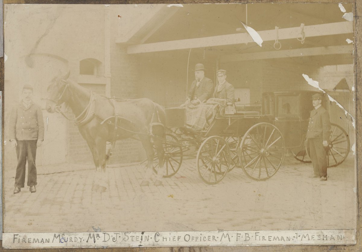 Eight images related to the Metropolitan Fire Brigade, Melbourne (1900–26)