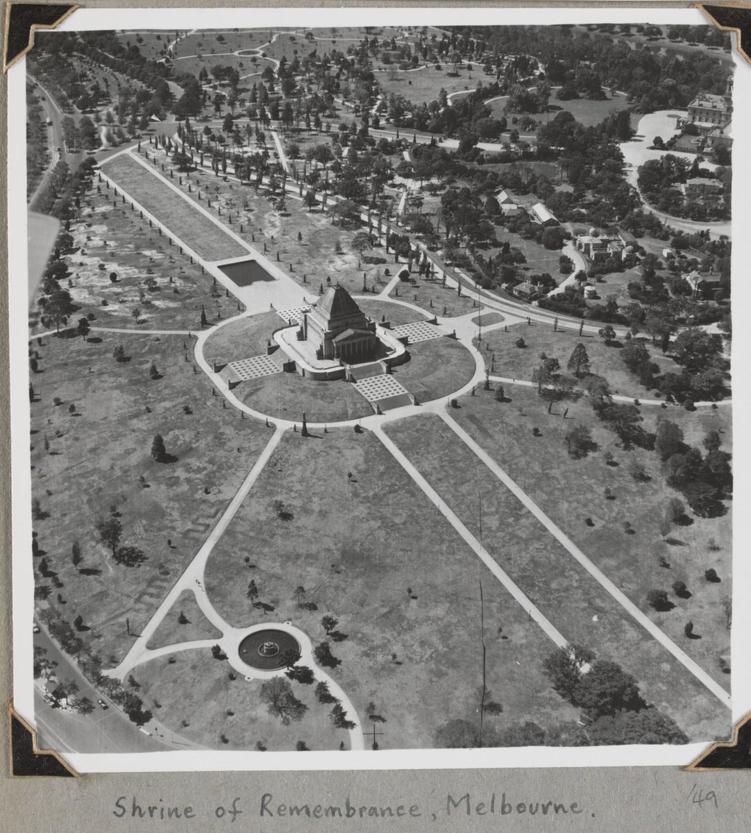 Shrine of Remembrance, Melbourne [Vic.], Melbourne City (c. 1946)