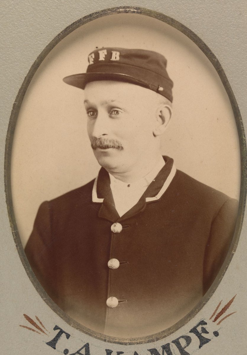 Presented to G. Butlin on disbandment of the Footscray Volunteer Fire Brigade (1891)