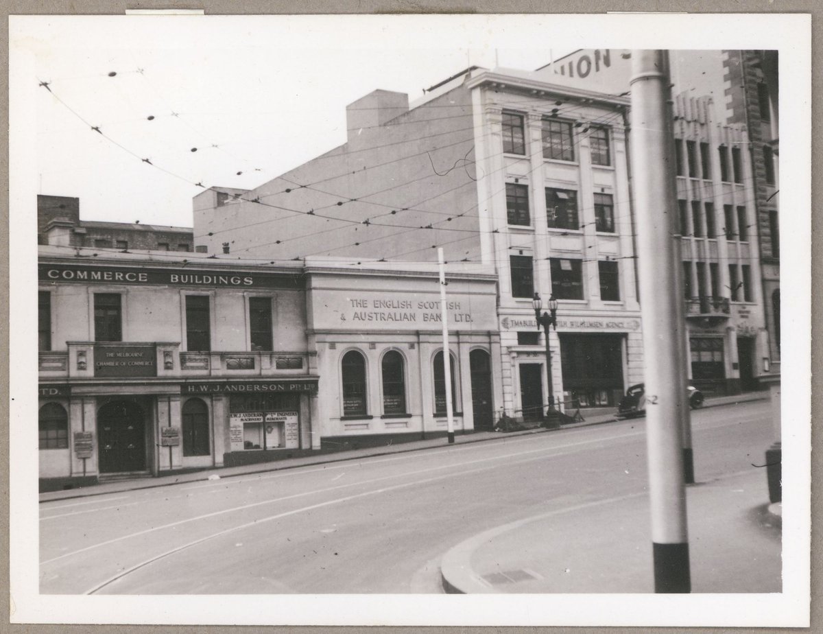 E.S. & A. Bank bld. [i.e. building], Wm [i.e. William] St., [Melbourne, Vic.] (1949)