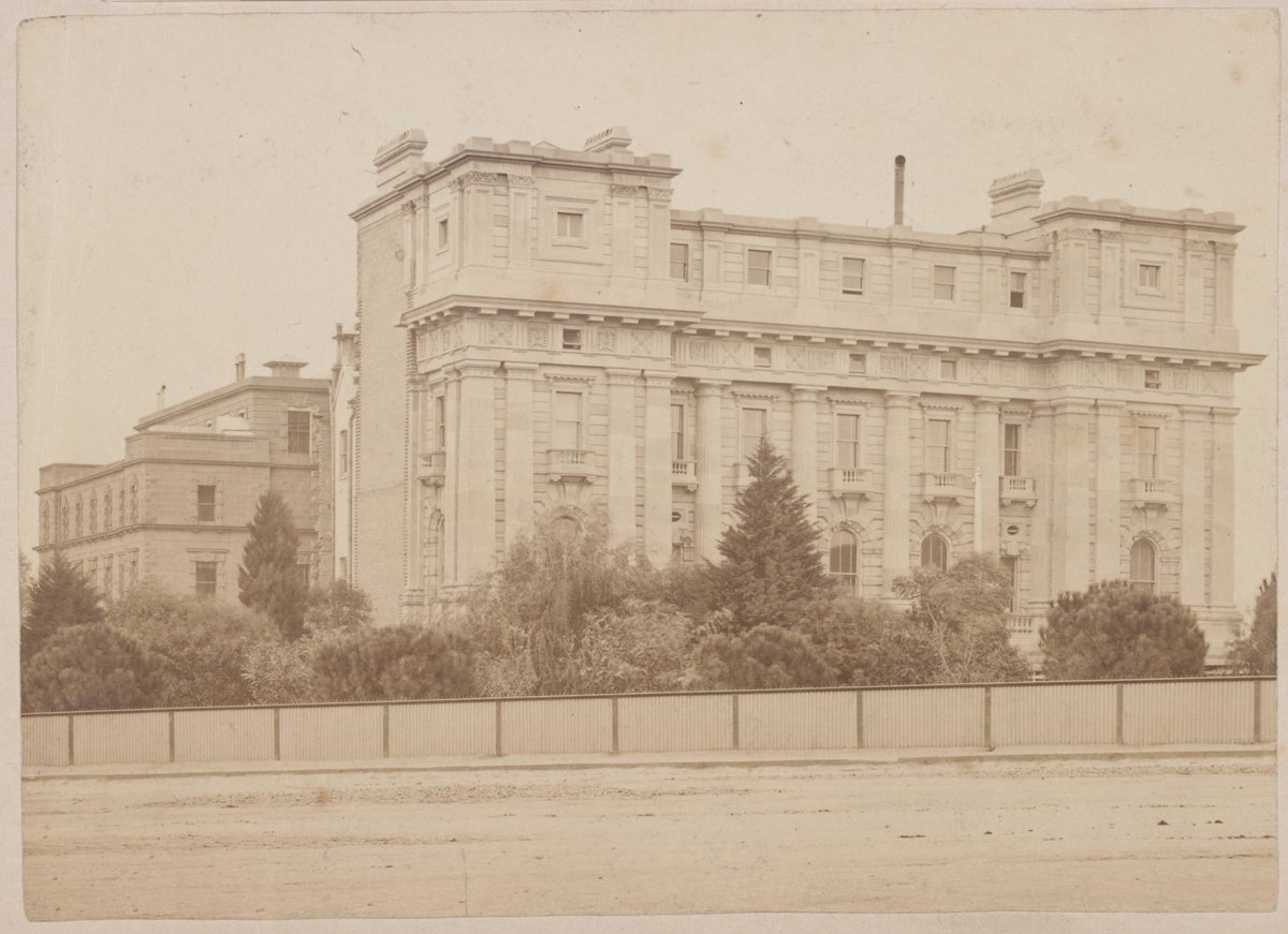 Elevated views of Melbourne buildings, Melbourne City (1867–73)