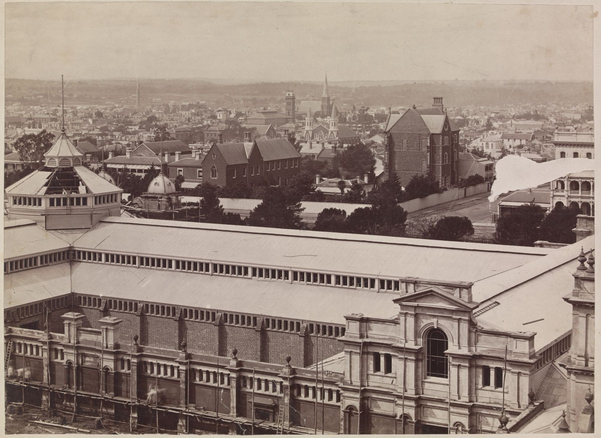 Fitzroy from Exhibition Building, Carlton (c. 1880)