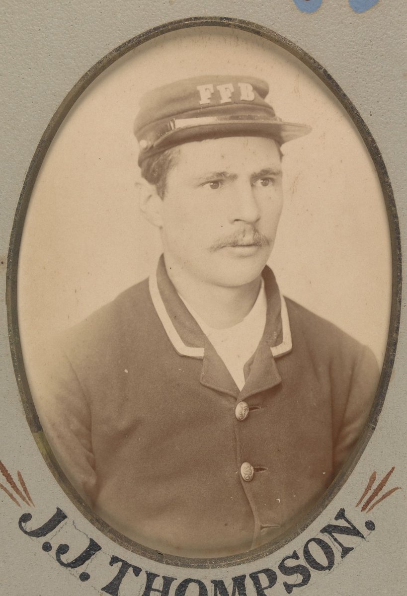 Presented to G. Butlin on disbandment of the Footscray Volunteer Fire Brigade (1891)