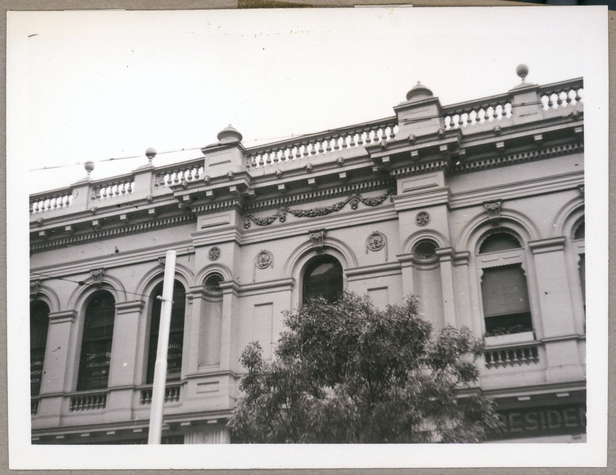 Western Market buildings, cnr of Flinders Lane and William Street Melbourne, Vic, Melbourne City (1949)