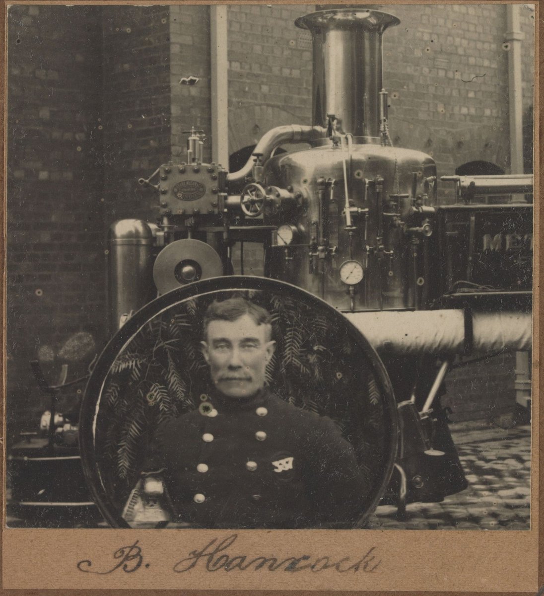 Metropolitan Fire Brigade Officers and Men of No 47 Footscray July 1910
