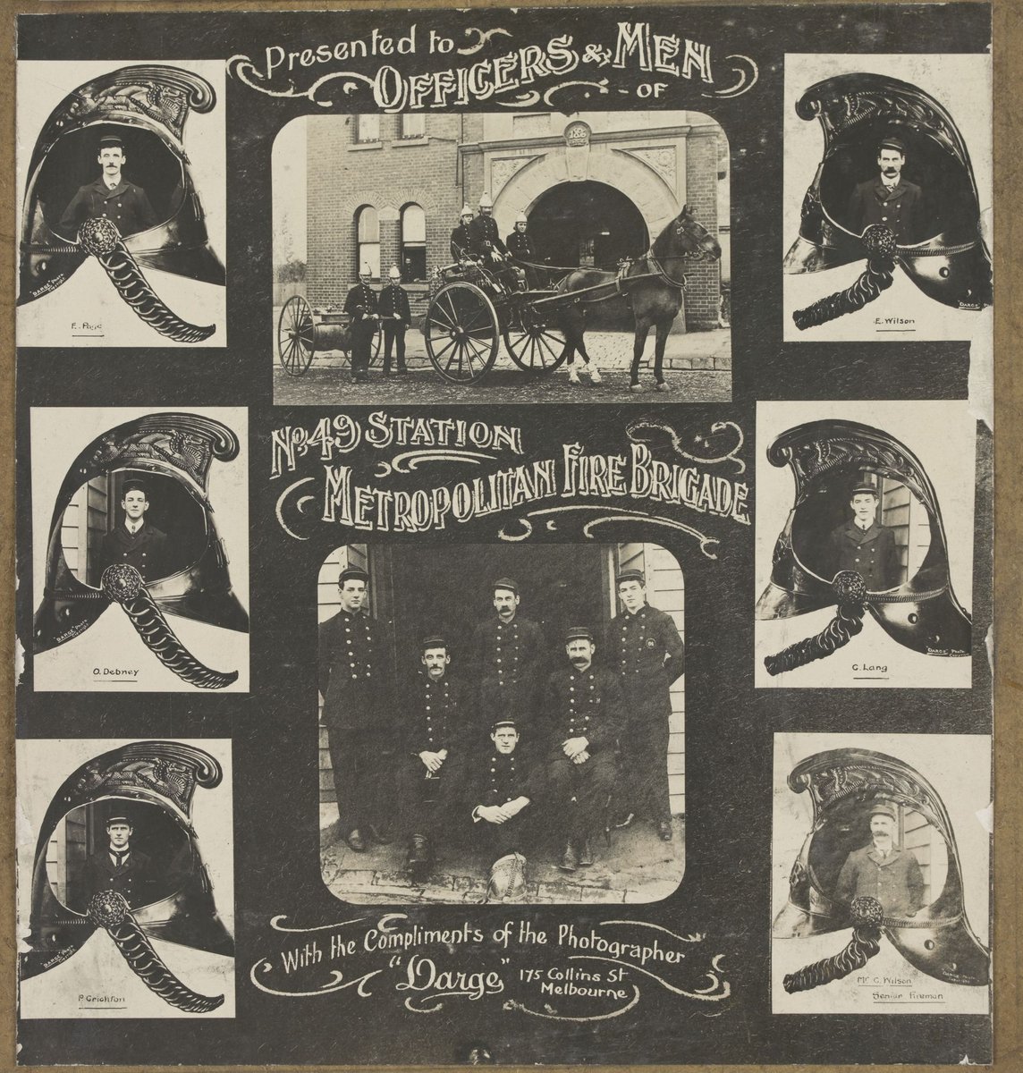 Fire brigades of the Metropolitan Fire Brigade, Melbourne (1909)
